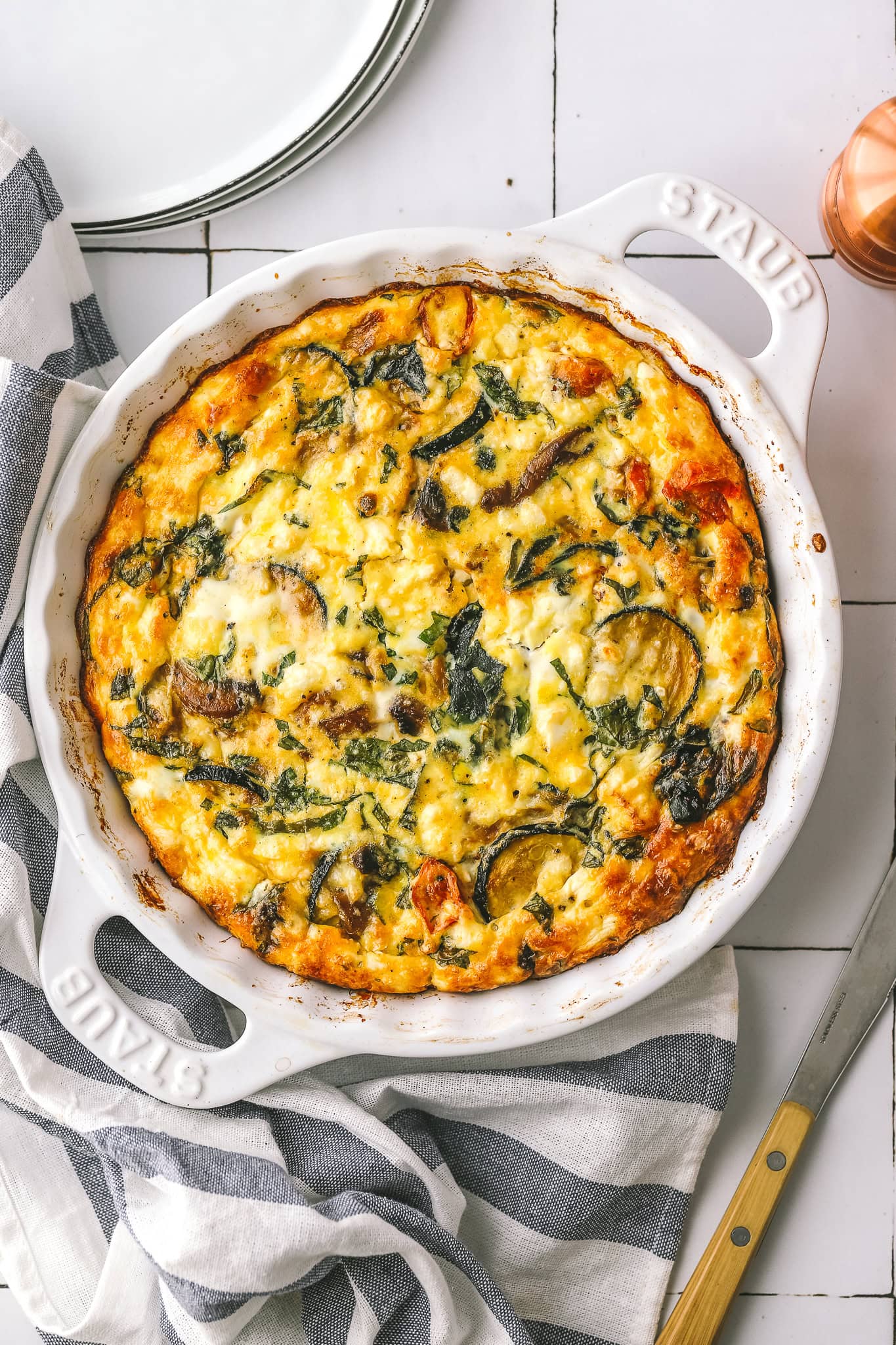 Simple Healthy Breakfast Quiche Recipe